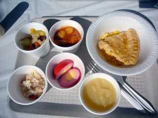 A delightful selection of Pennsylvania foods from the Goshenhoppen Festival 