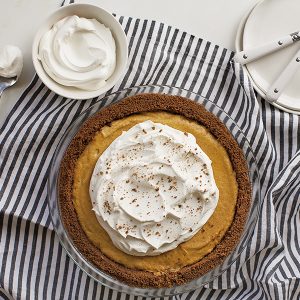 No-Bake Pumpkin Chiffon Pie