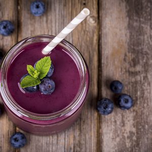 Clean Blueberry Detox Smoothie