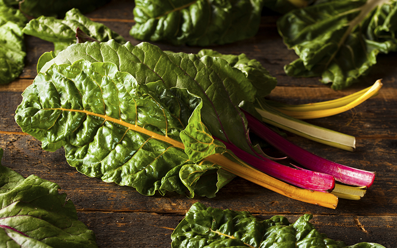 Swiss Chard - Foods with More Iron than Beef