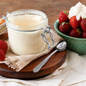 3-Minute Mason Jar Whipped Cream